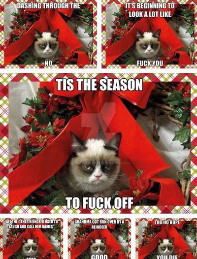 Grumpy cat's Christmas meme compilation by XXspiritwolf2000XX on DeviantArt