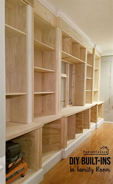 How To Build A Wall Unit Bookcase - Encycloall