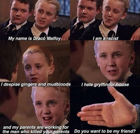 Harry Potter: 10 Hilarious Draco & Harry Memes | ScreenRant | Harry potter memes hilarious ...