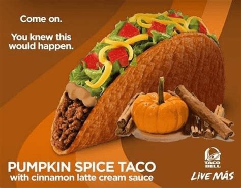 Pumpkin Spice Taco : r/shittyfoodporn