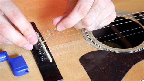 How to Change an Acoustic Guitar String, EASY! - YouTube