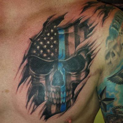 Law Enforcement Tattoo Sleeve 114 | Law enforcement tattoos, Sleeve tattoos, Tribal shoulder tattoos