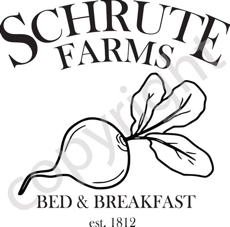 Schrute Farms SVG - Etsy