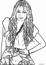 Hannah Montana Coloring Page 12  Wecoloringpagecom sketch template