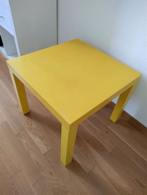 Gelber IKEA Lack Kleintisch | Kaufen auf Ricardo