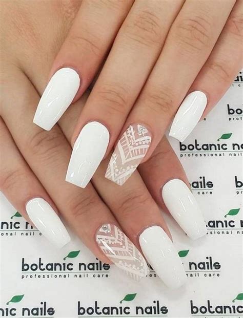 Nail - 50 White Nail Art Ideas #2522802 - Weddbook