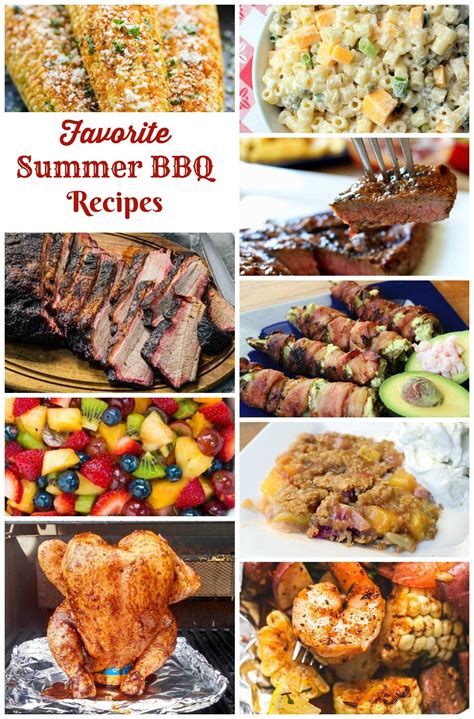 Favorite Summer BBQ Recipes | Bbq recipes, Summer bbq recipes, Recipes