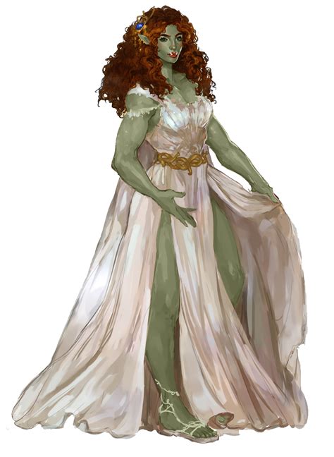 Pin by Emily Bear on Character photos in 2023 | Half-orc female, Fantasy concept art, Female orc