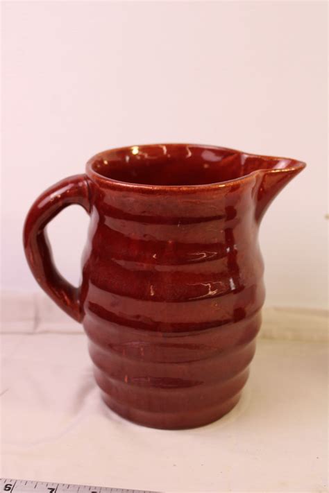 (2) Medalta Pottery Pitchers - Bodnarus Auctioneering