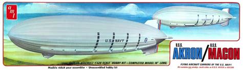 Scalehobbyist.com: USS Akron/Macon US Navy Airships by AMT Models