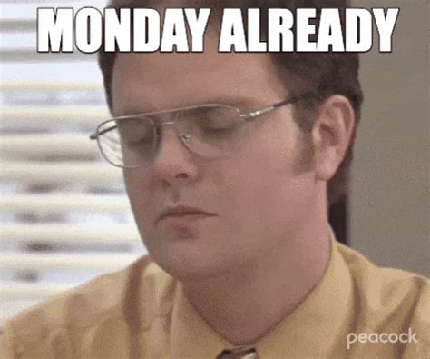 Dwight Schrute Monday GIF by The Office - Find & Share on GIPHY