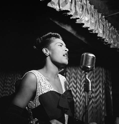 File:Billie Holiday, Downbeat, New York, N.Y., ca. Feb. 1947 (William P. Gottlieb 04251).jpg ...