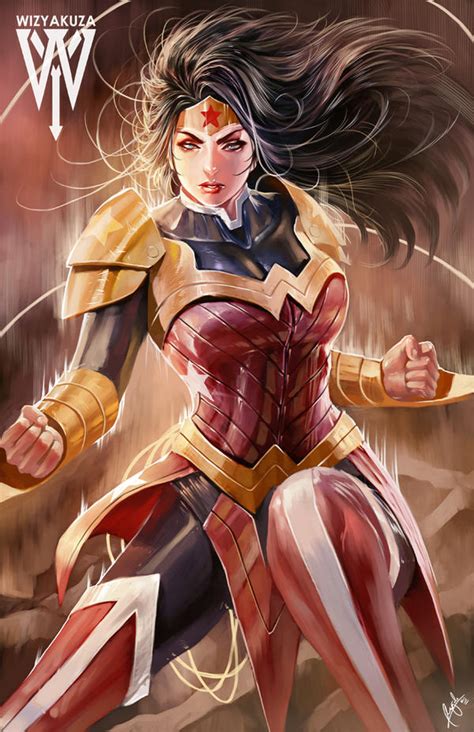 wonder woman by wizyakuza on DeviantArt