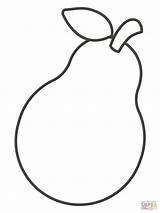 Pear Coloring Page  Free Printable Coloring Pages sketch template