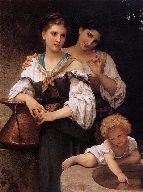 The Secret,c.1876 | Bouguereau | Historical Society New York USA William Adolphe Bouguereau ...