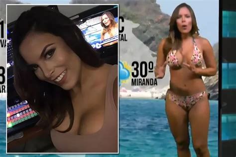 Argentina's 'sexiest weathergirl' insures her famous bum for a whopping £72,000 to protect it ...