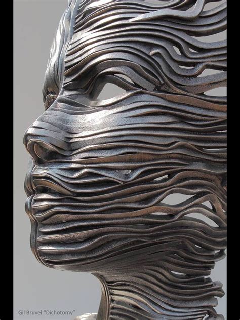 introspezione metallica , di un volto..... | Sculpture, Figurative sculpture, Metal tree wall art