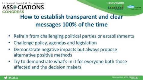 Effective lobbying strategies: Know what you want ahead of time for the greatest impact