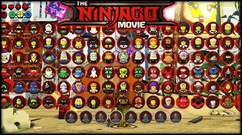 LEGO Ninjago The Movie - ALL CHARACTERS UNLOCKED! - YouTube