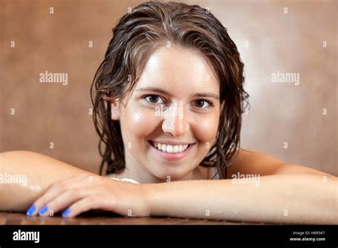 People relaxing in a spa Stock Photo - Alamy