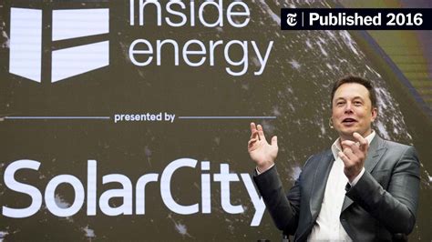 In Tesla and SolarCity Deal, a Glimpse of Musk’s Clean-Energy ...