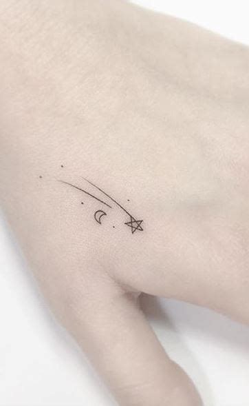 35 Trendy Shooting Star Tattoos, Ideas, Designs & Meanings - Tattoo Me Now