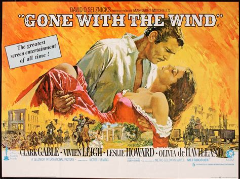 Gone with the Wind 1939 Horizontal Movie Poster | Etsy