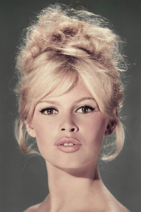 Brigitte Bardot, 1960 - MarieClaire.com Celebrity Hairstyles, Up Hairstyles, Wedding Hairstyles ...