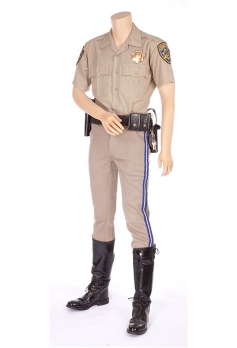 CHiPs uniform detail | Chip costume, Police uniforms, Tv show outfits