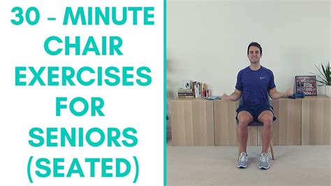 Whole Body Chair Exercise For Seniors (30 Minutes) | More Life Health ...