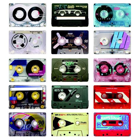 old tape cassettes | Tape art, Cassette tapes, Cassette tape art