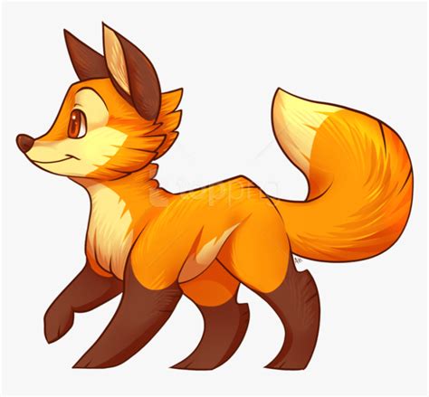 Animated Fox Png - Cartoon Fox Drawing, Transparent Png - kindpng