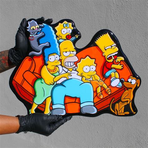 Simpsons | Wall Art Mini | Art, Hand painted wall art, Wall art prints