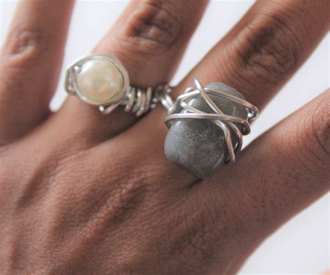 DIY Wire-Wrapped Gem Stone Rings : 6 Steps (with Pictures) - Instructables