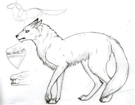 Dire Wolf Anatomy Design by Hawkpath-tail on DeviantArt