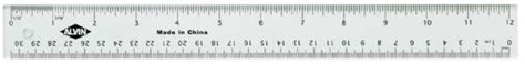 Flexible Ruler 12 Inch Clear | Drafting/Rulers | Alvin