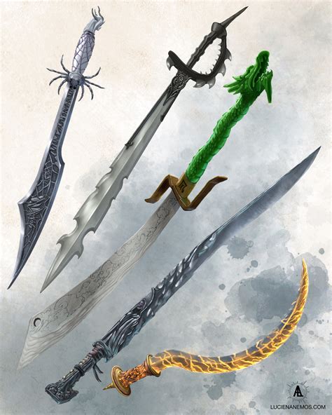 ArtStation - Magic Swords For Fantasy TTRPG