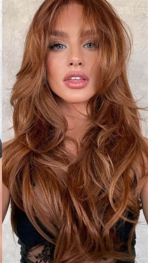 Hair Inspo Color, Amber Hair Colors, Copper Hair Colors, Bright Copper Hair, Warm Hair Colors ...