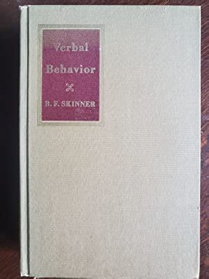 Verbal Behavior by B F Skinner: Good Hardcover (1957) | El Gato de Papel