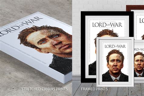 Lord of War Movie Poster Print on Canvas | Affordable Wall Art Sydney AU