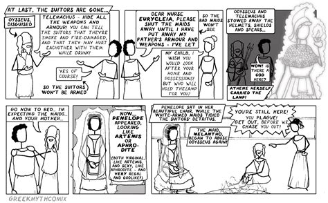 The Odyssey, Book 19, Part 1 | Greek Myth Comix