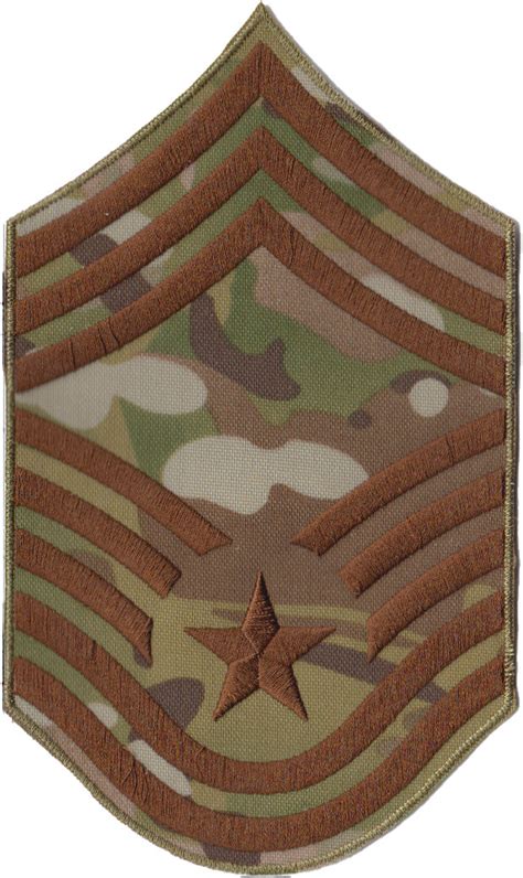 Large Chief Master Sergeant (CMSgt) USAF OCP Rank Patch – ALL Patch Stuff