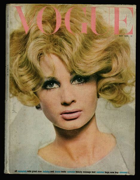Vogue Uk May 1965 Original Vintage Fashion Magazine Foale & Tuffin James Wedge Jean Shrimpton ...