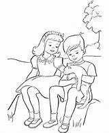 Free Cute Couple Coloring Pages Download  sketch template