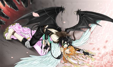 Anime Angel And Demon Couple Images & Pictures - Becuo