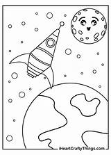 Free Printable Outer Space Coloring Pages sketch template