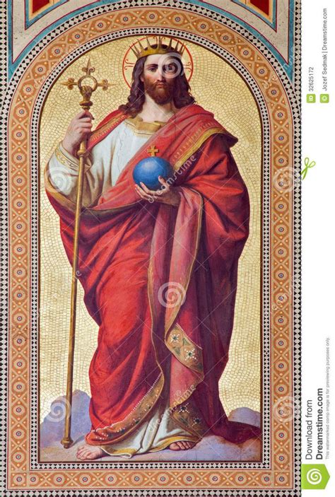 Vienna - Fresco Of Jesus Christ As King Of The World By Karl Von ... | Christ the king ...