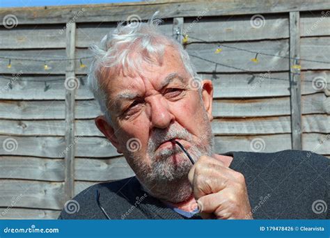 Senior Man Thinking. Deep in Thought. Stock Photo - Image of senior ...