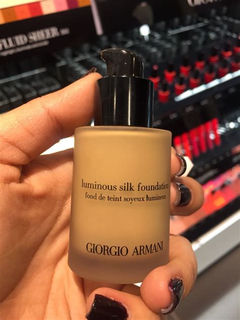 Giorgio Armani foundation | Giorgio armani foundation, Perfume bottles ...