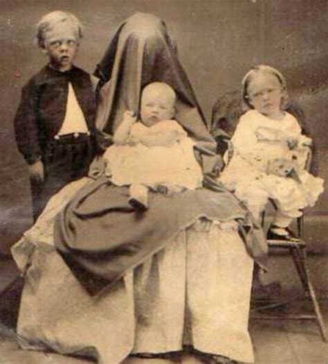 Victorians had a much different view on death. Children having their portrait made with their ...